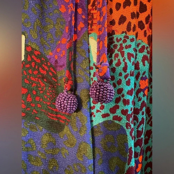 FARM RIO Anthropologie Sami Wildcat Trousers XS Elastic Waist Drawstring Baddie - Picture 6 of 16